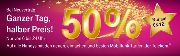 iPhone -50% bei T-Mobile