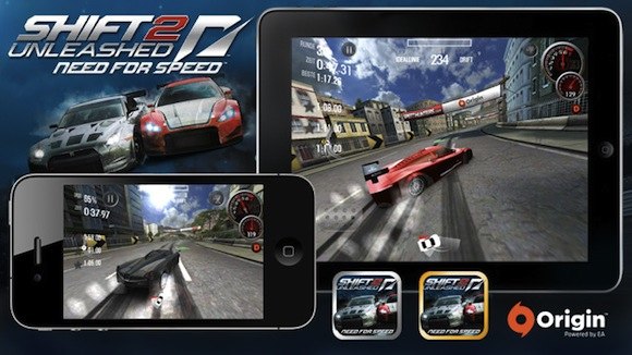 nfs shift für iPhone 4 und iPad 2