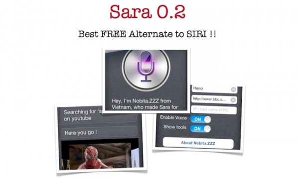 Sara: Kostenlose Siri Alternative für alle iOS Geräte