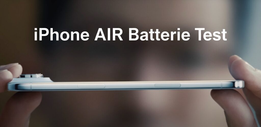iPhone Air Akku Batterie Test 
