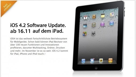 ios 4.2 ab 9. November